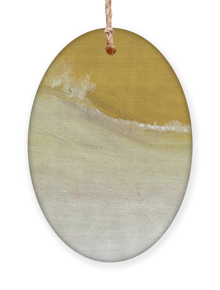 Abstract Ornament featuring the painting Warm Sun- Art by Linda Woods by Linda Woods