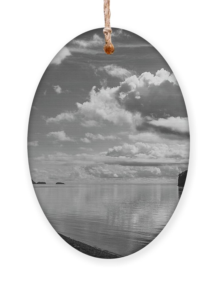 Lighthouse Ornament featuring the photograph Wassons Bluff Skies by Alan Norsworthy
