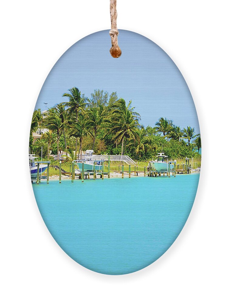 Boca Grande Ornament featuring the digital art Welcome to Boca by Alison Belsan Horton