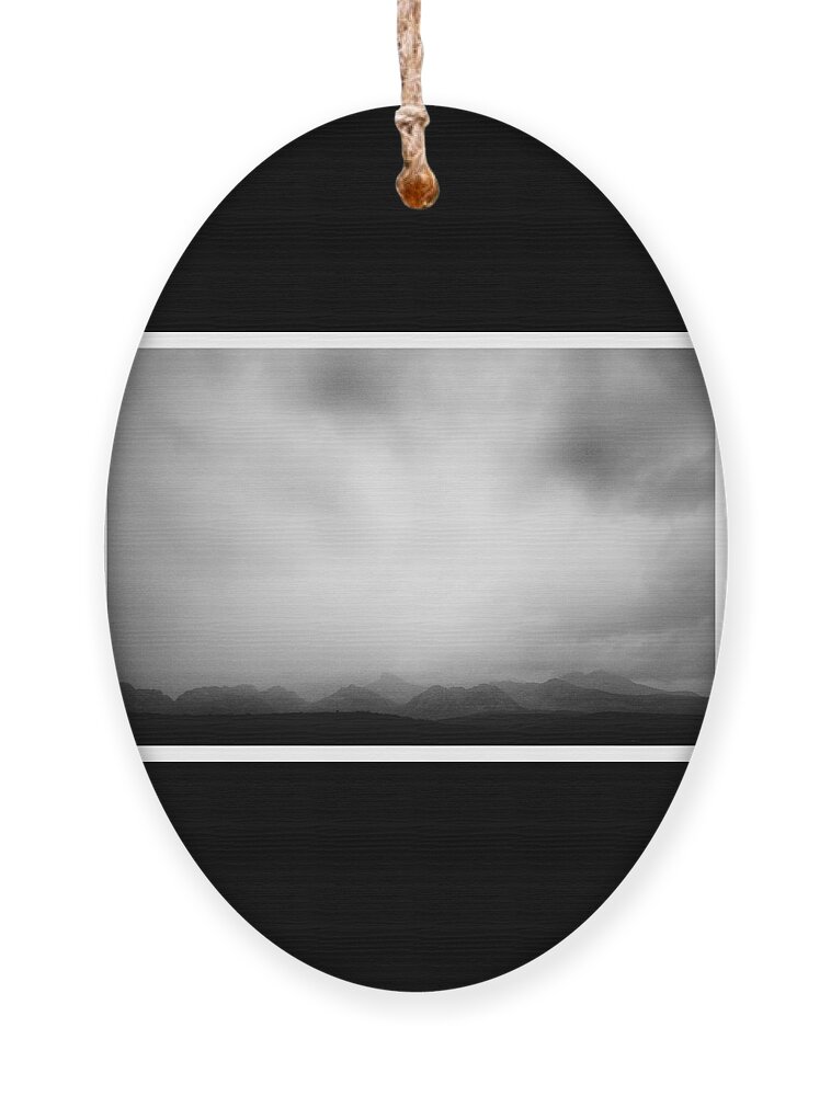 Cloudy Ornament featuring the photograph When I saw you from a distance by Mark Ross