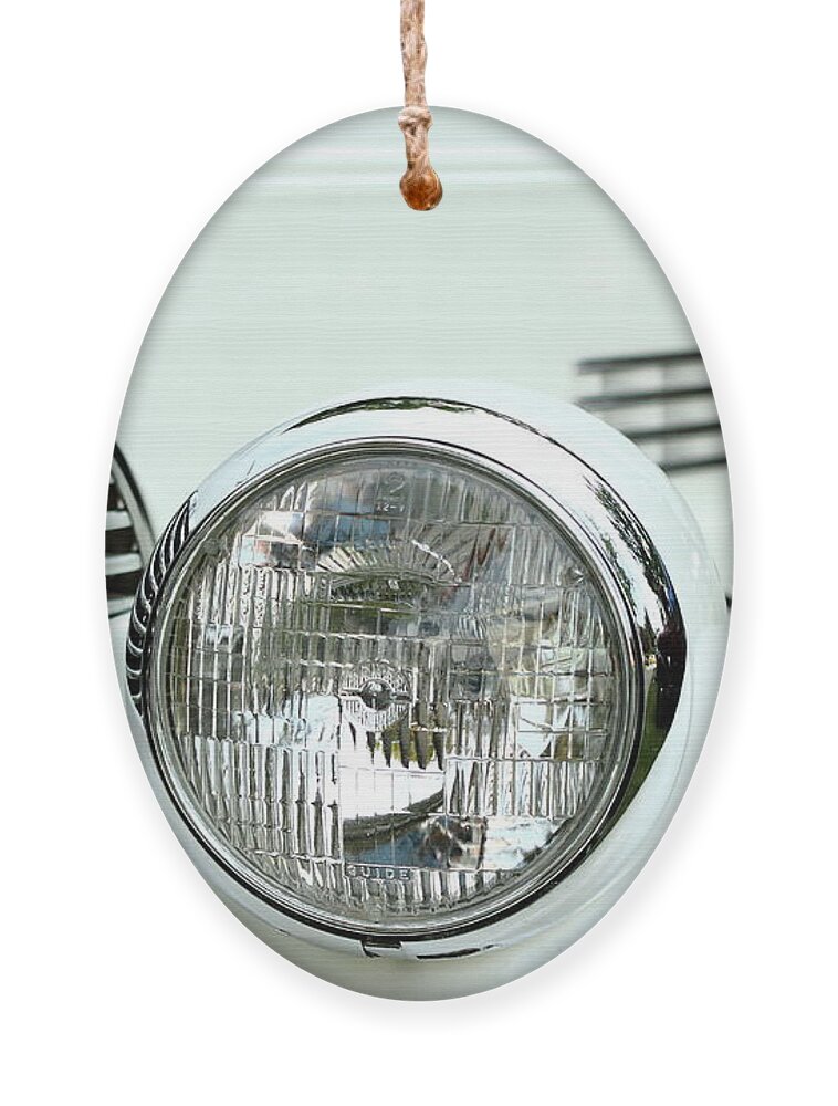 Chevy Ornament featuring the photograph White by Lens Art Photography By Larry Trager
