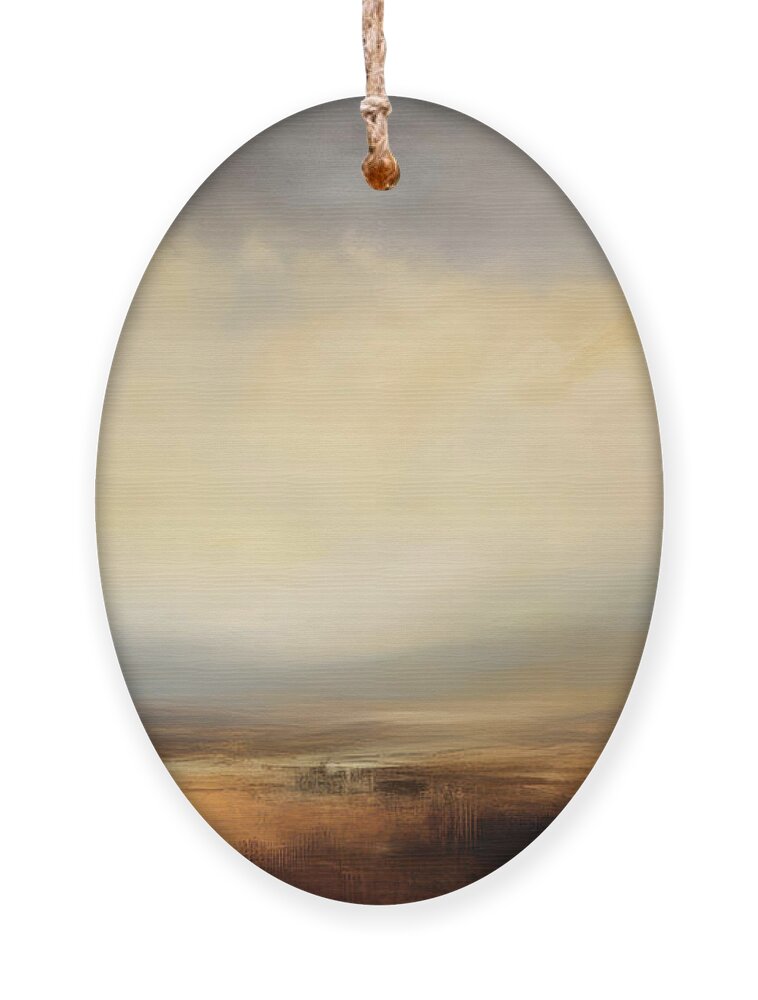 Wide Open Spaces Ornament featuring the painting Wide Open Spaces Desert Dreams 1 by Jai Johnson