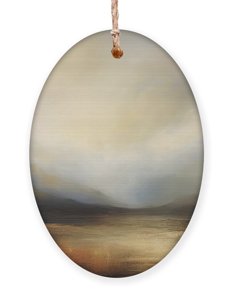 Wide Open Spaces Ornament featuring the painting Wide Open Spaces Desert Dreams 6 by Jai Johnson