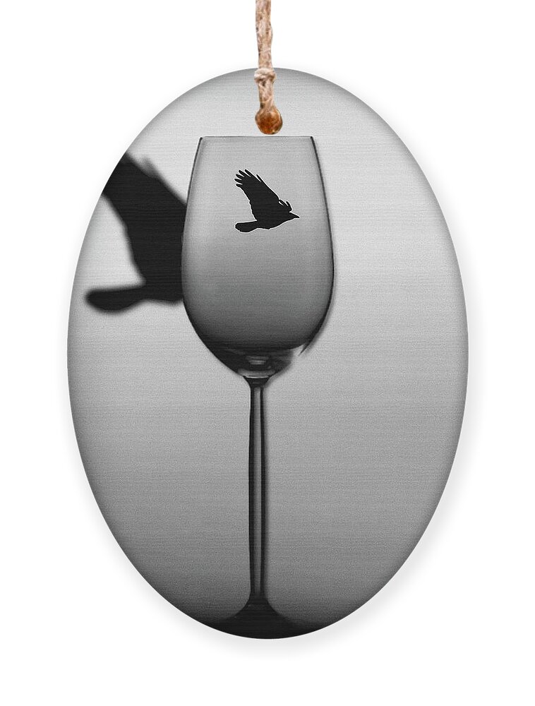 Wine Flight Ornament featuring the photograph Wine Flight by Susan Maxwell Schmidt
