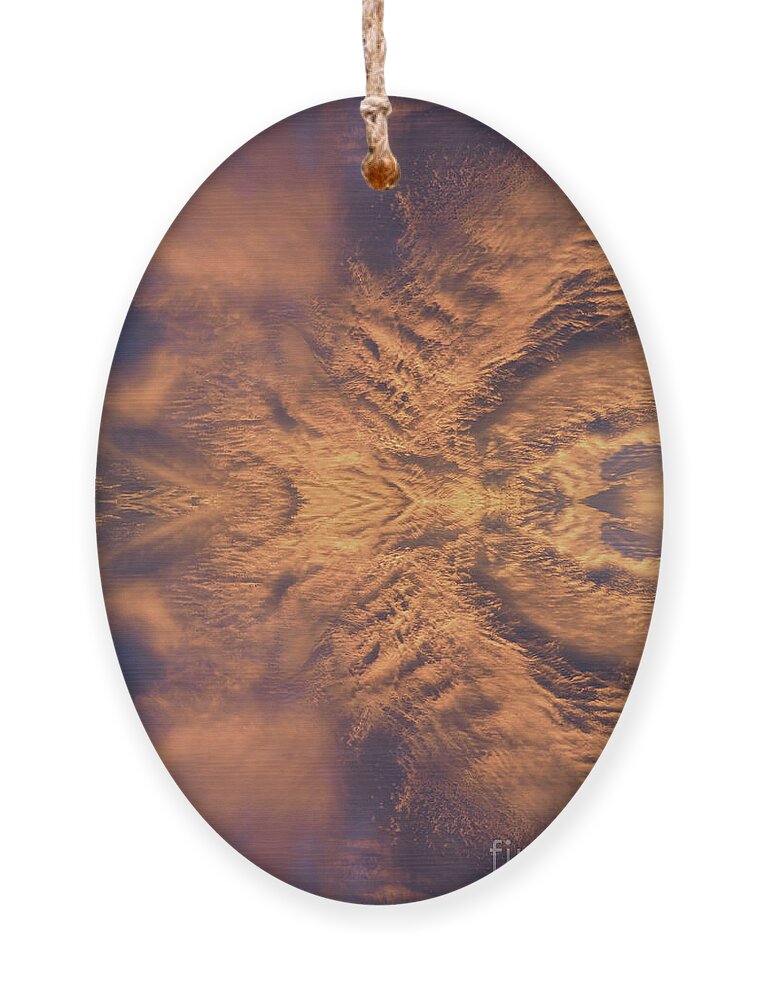 Clouds Ornament featuring the digital art Wings of air and light by Adriana Mueller