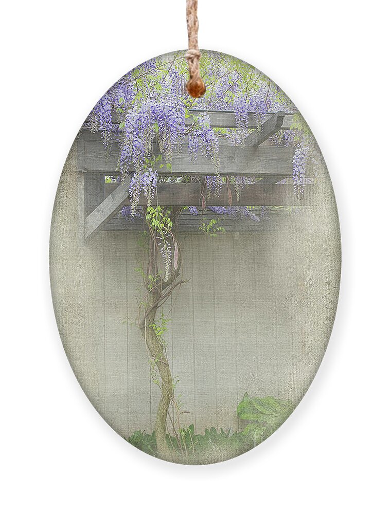 Flowers Ornament featuring the photograph Wisteria Tree by Marilyn Cornwell