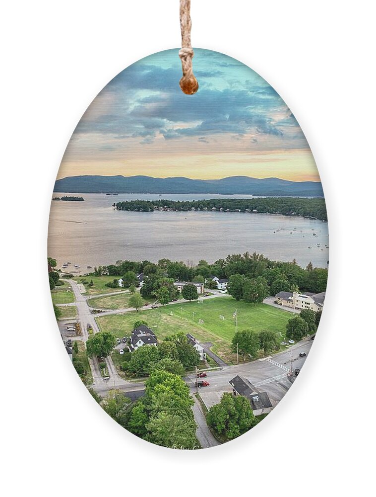  Ornament featuring the photograph Wolfeboro/Brewster by John Gisis