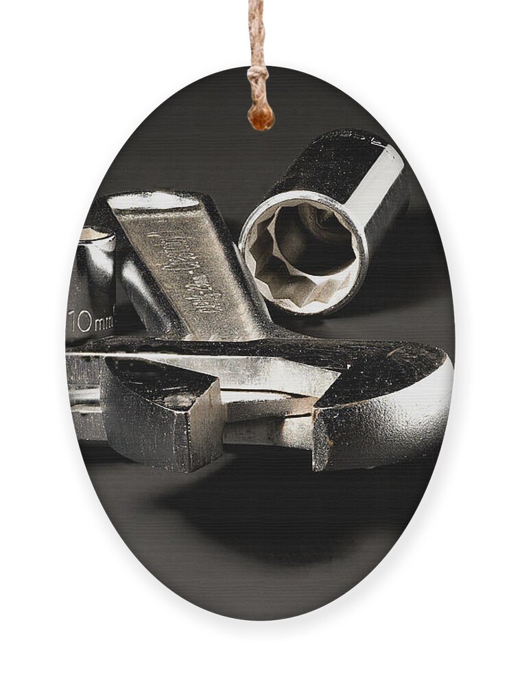 Wrench Ornament featuring the photograph Wrench Stack by Steven Nelson