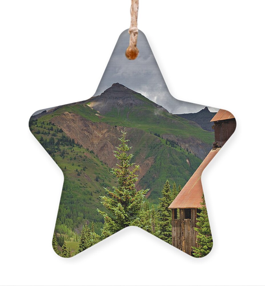 Colorado Ornament featuring the photograph Yankee Girl Mine 2 by Lana Trussell