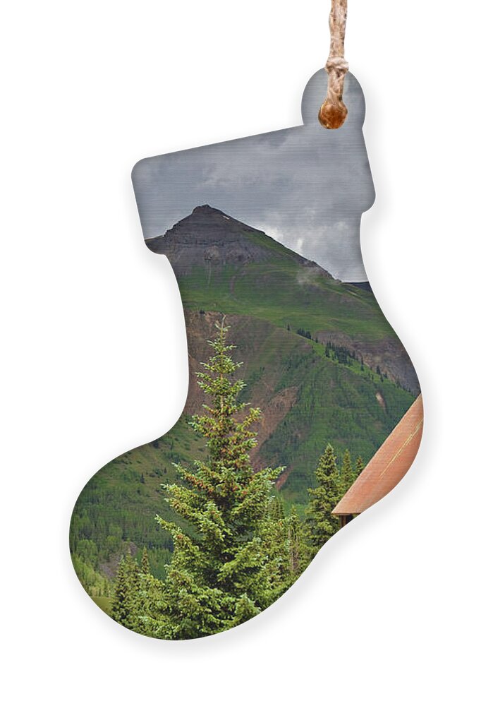 Colorado Ornament featuring the photograph Yankee Girl Mine 2 by Lana Trussell