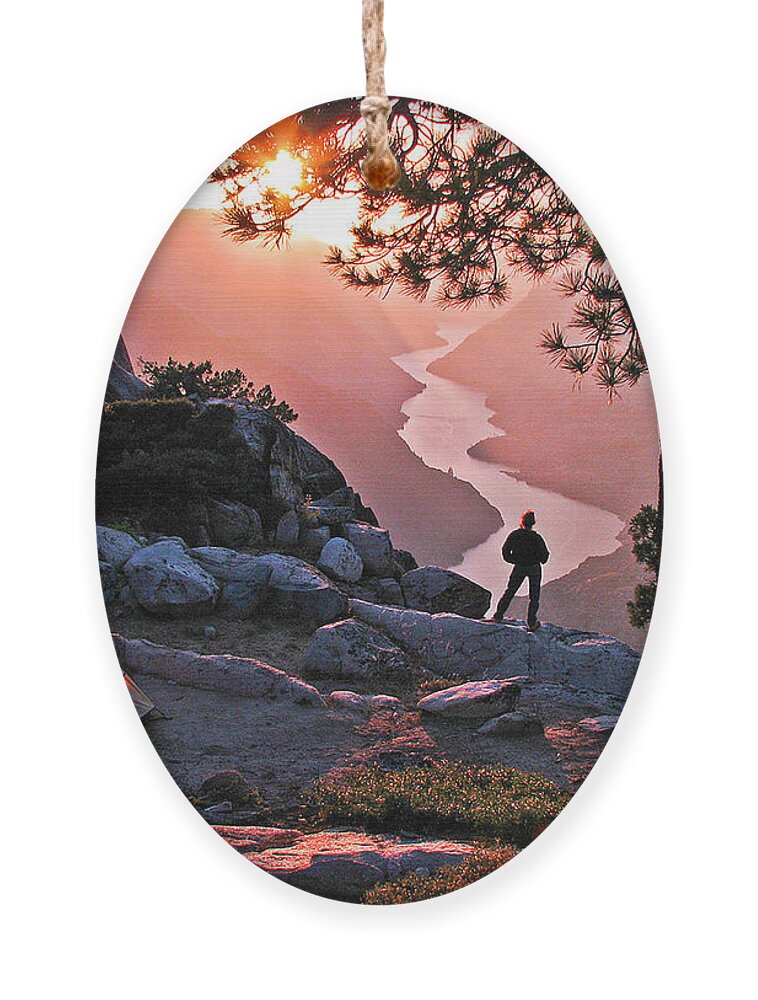 Yosemite Ornament featuring the photograph Yosemite Campsite by Neil Pankler
