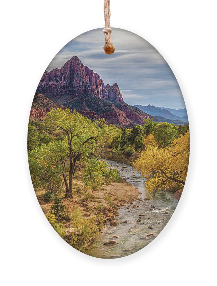 Desert Ornament featuring the photograph Zion by Peter Tellone
