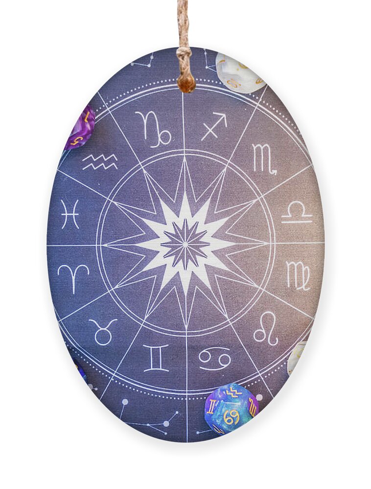 Astrology Ornament featuring the photograph Zodiac Horoscope by Anastasy Yarmolovich