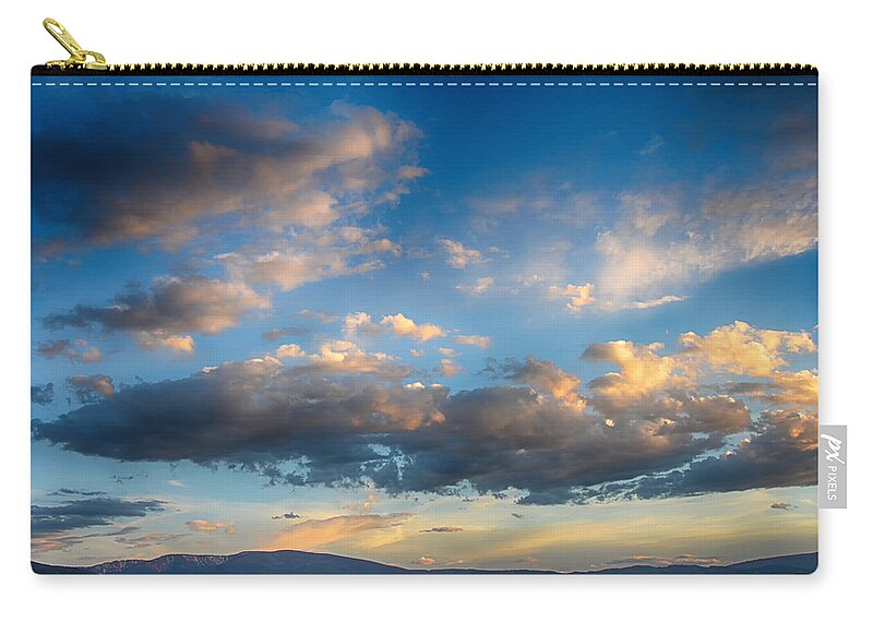 Colorado Sunset Carry-all Pouch featuring the photograph Breathtaking Colorado Sunset 2 by Angelina Tamez