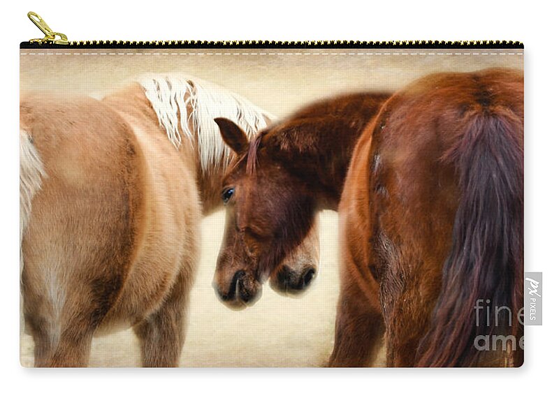 Landscape Zip Pouch featuring the photograph The Love Dance by Peggy Franz