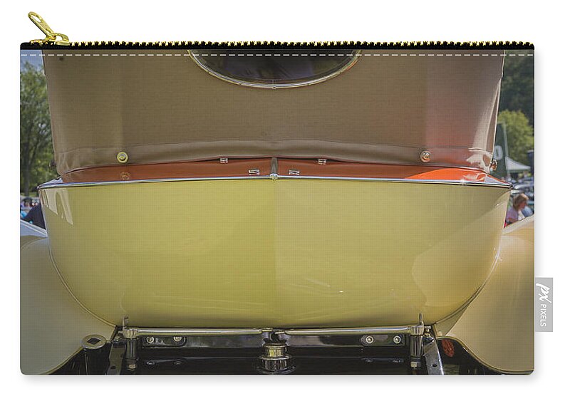 American Zip Pouch featuring the photograph 1922 Isotta-Fraschini by Jack R Perry