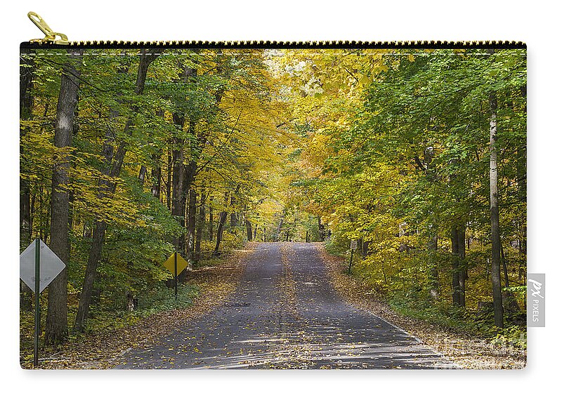 Arboretum Zip Pouch featuring the photograph Arboretum fall - Madison - Wisconsin by Steven Ralser
