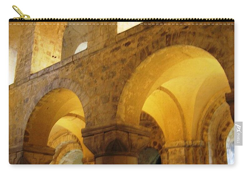 St. John's Chapel Carry-all Pouch featuring the photograph Arches by Denise Railey