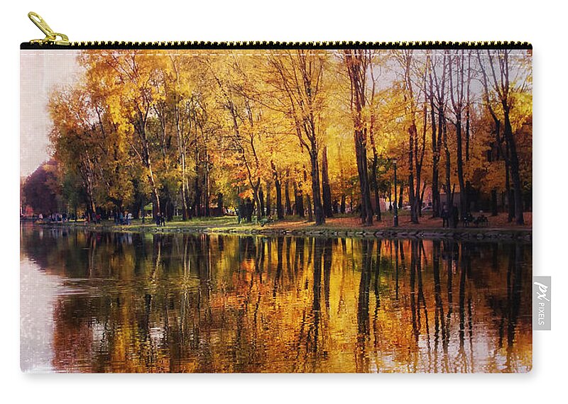 Autumn Zip Pouch featuring the photograph Autumn #1 by Justyna Jaszke JBJart