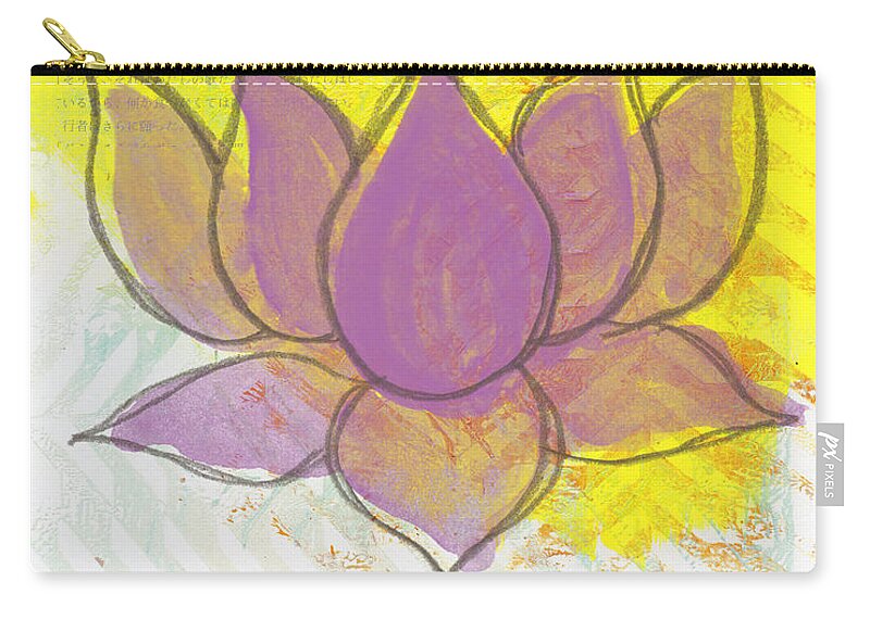 Believe Carry-all Pouch featuring the painting Believe by Linda Woods