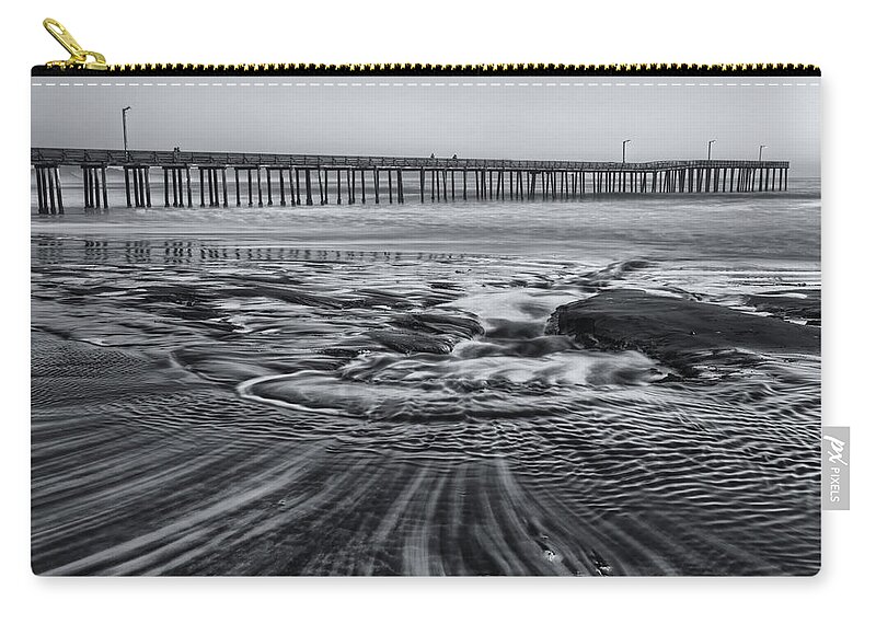 Sunset Zip Pouch featuring the photograph Black Hole #1 by Beth Sargent