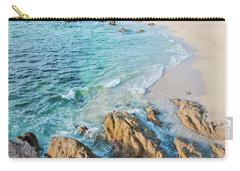 Water's Edge Carry-all Pouch featuring the photograph Chilino Bay by Christopher Kimmel