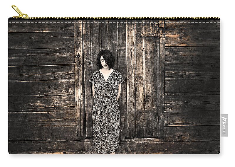 Portrait Zip Pouch featuring the photograph Dirty Thirties by Theresa Tahara