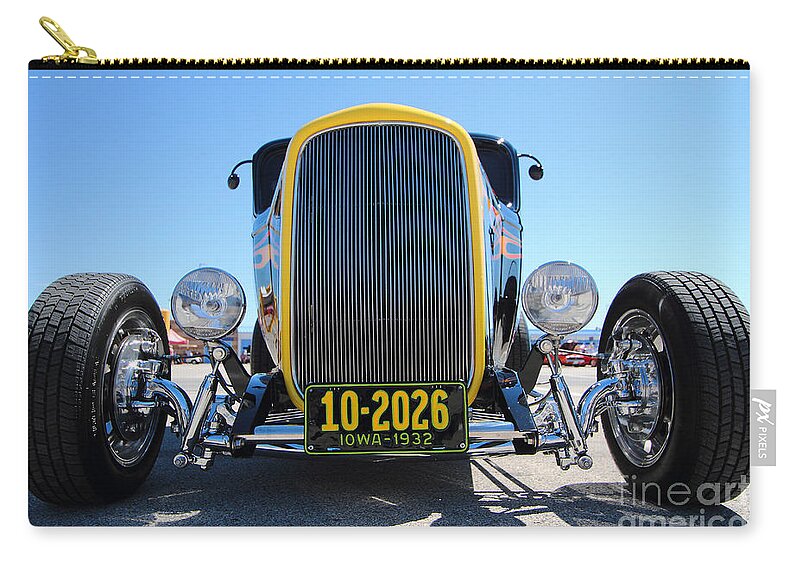 Transportation Zip Pouch featuring the photograph Front and Center #1 by Dennis Hedberg
