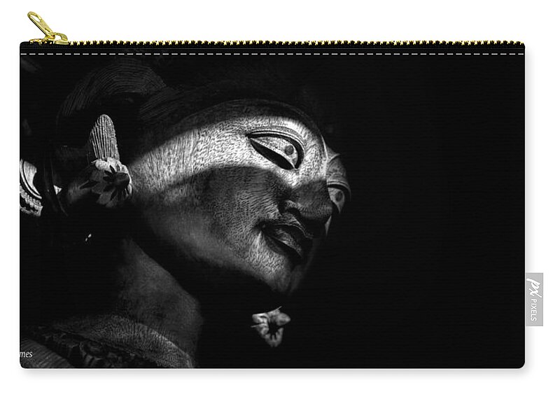 Christopher Holmes Photography Zip Pouch featuring the photograph In the Eyes #1 by Christopher Holmes