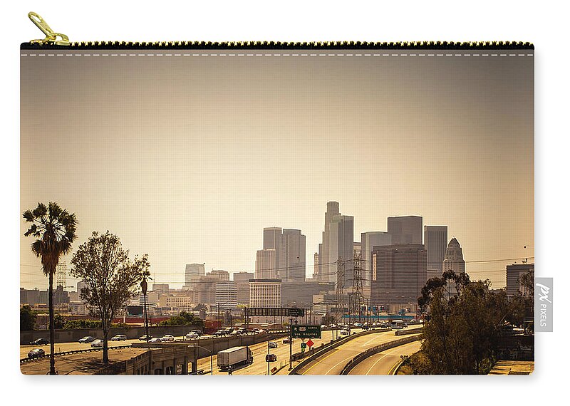 Southern California Zip Pouch featuring the photograph Los Angeles #1 by Lpettet