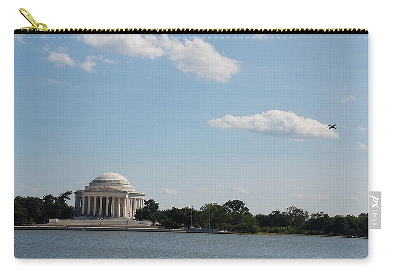 Declaration Of Independence Carry-all Pouch featuring the photograph Memorial by the Water by Kenny Glover