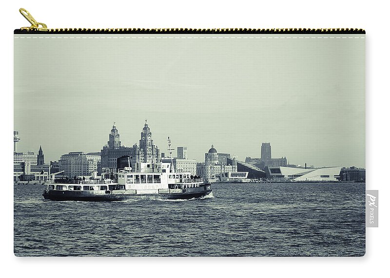 Liverpool Museum Carry-all Pouch featuring the photograph Mersey Ferry by Spikey Mouse Photography