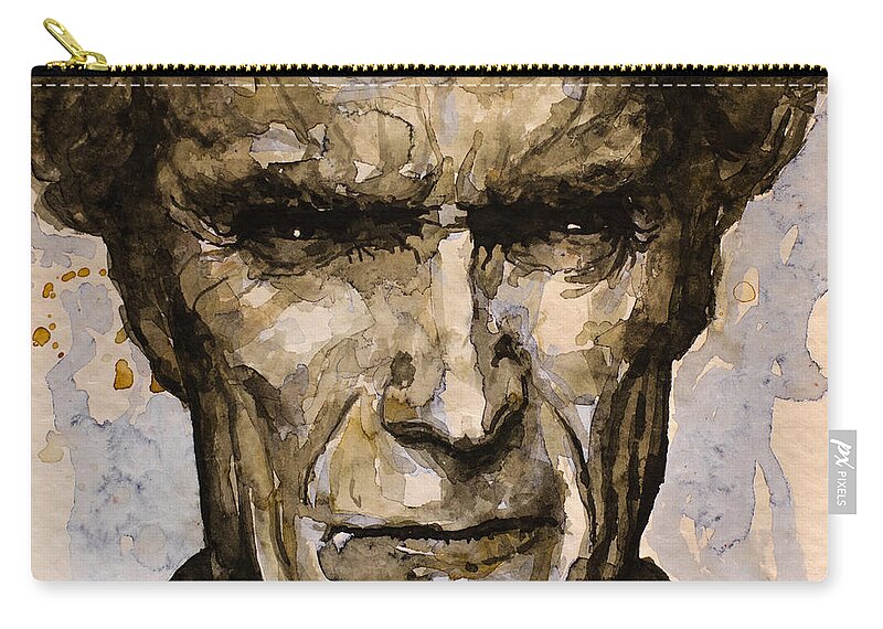 Clint Eastwood Zip Pouch featuring the painting Million Dollar Baby #1 by Laur Iduc