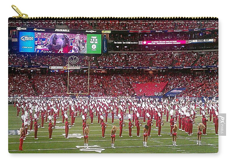 Gameday Zip Pouch featuring the photograph Million Dollar Band #6 by Kenny Glover
