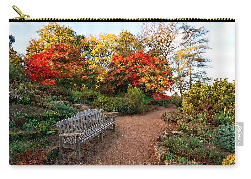 Landscape Zip Pouch featuring the photograph Morning light by Shirley Mitchell