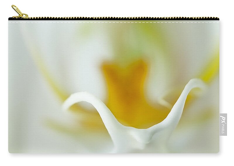 Moth Orchid Zip Pouch featuring the photograph Moth Orchid Macro by Ginger Wakem