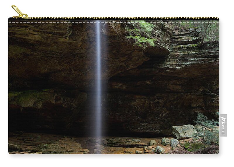 Water Zip Pouch featuring the photograph Over The Edge #2 by Dale Kincaid