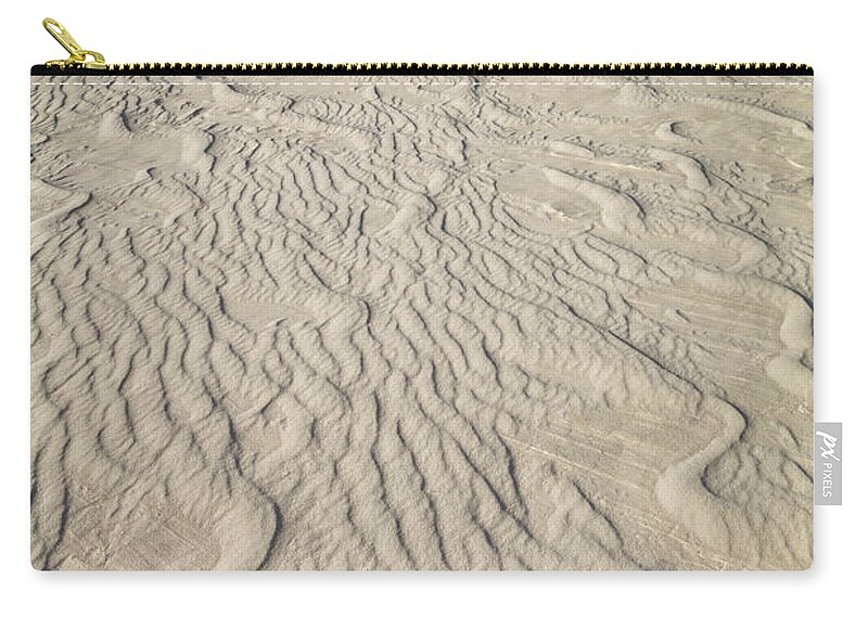 00559174 Zip Pouch featuring the photograph Ripple Dunes at White Sands by Yva Momatiuk John Eastcott