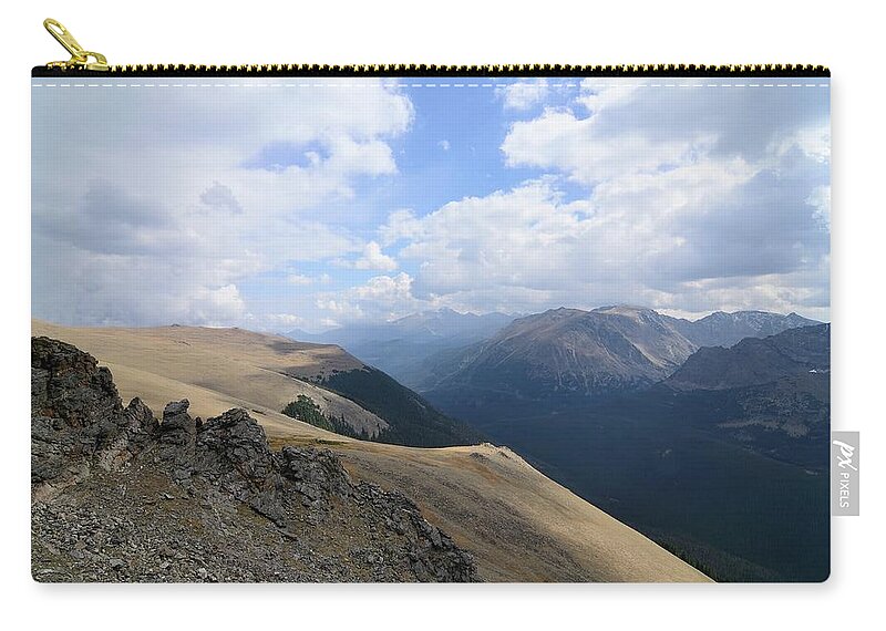 Scenics Zip Pouch featuring the photograph Rocky Mountain National Park #1 by Rivernorthphotography