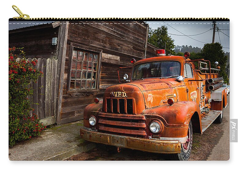 Rusty Zip Pouch featuring the photograph Rusty by Mark Alder