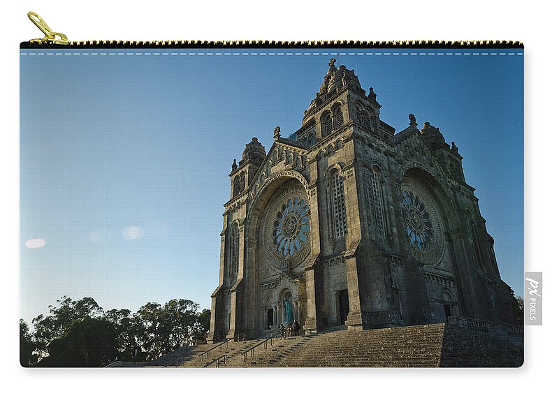Viana Zip Pouch featuring the photograph Santuario do Sagrado Coracao de Jesus #1 by Pablo Lopez