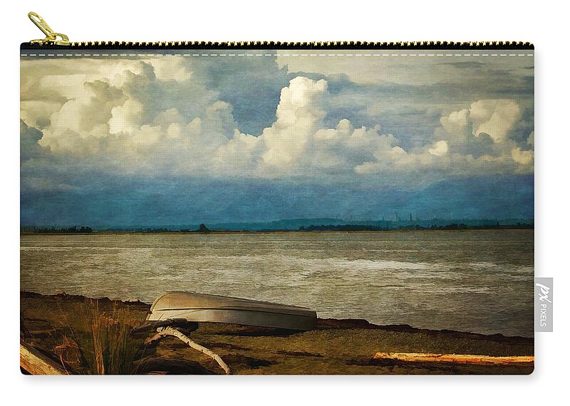Serenity Zip Pouch featuring the painting Serenity by Jordan Blackstone