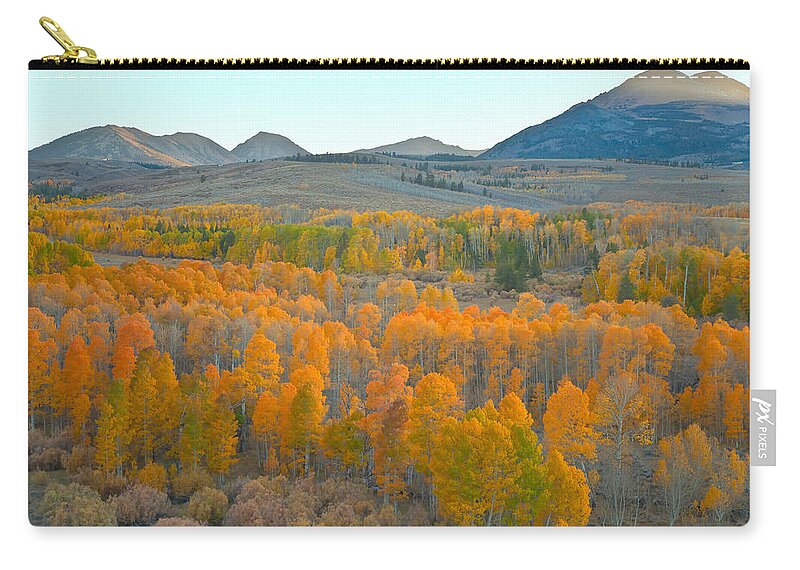 Fall Zip Pouch featuring the photograph Silence of the Fall #2 by Jonathan Nguyen