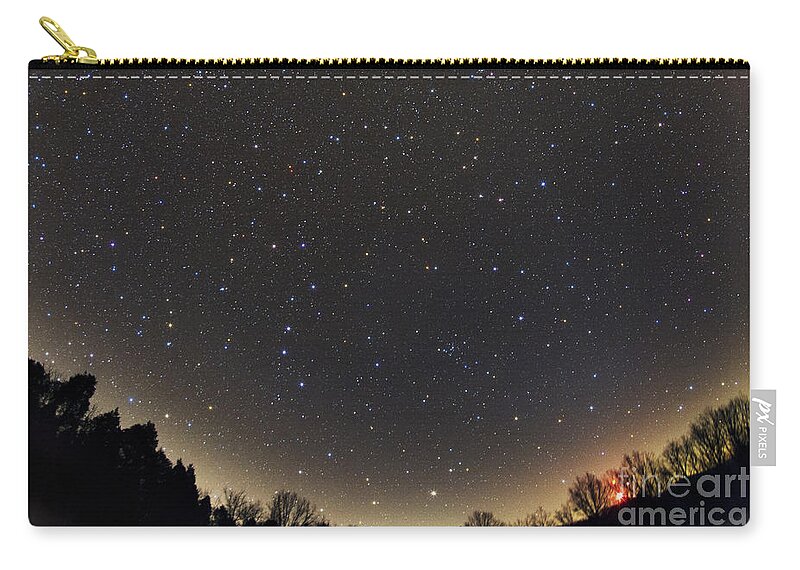 Star Colors Zip Pouch featuring the photograph Spring Constellations and Star Colors by John Chumack