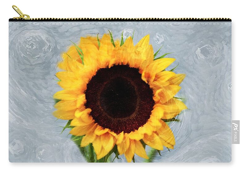 Sunflower Zip Pouch featuring the photograph Sunflower by Bill Howard