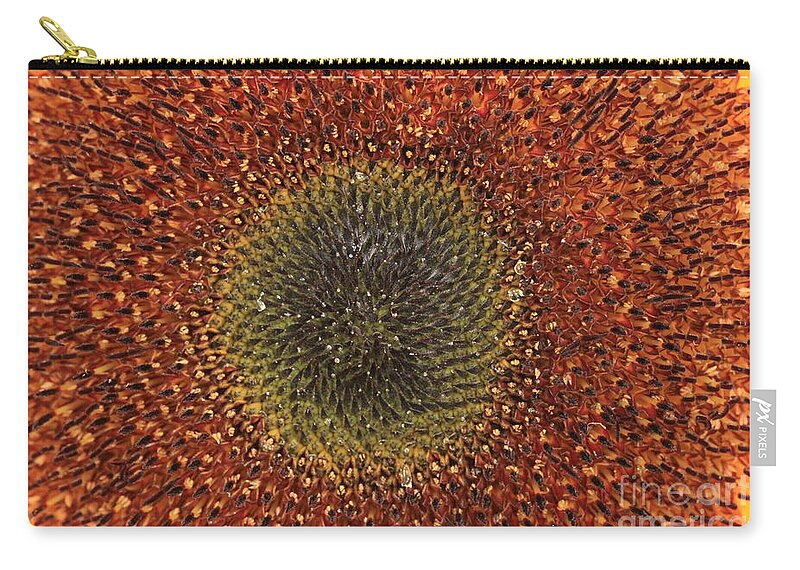 Background Carry-all Pouch featuring the photograph Sunflower Seeds by Amanda Mohler