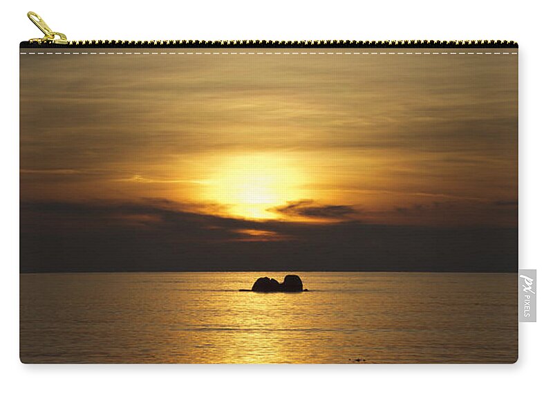 Ko Lipe Zip Pouch featuring the photograph Sunset in Thailand #1 by Vanessa D -