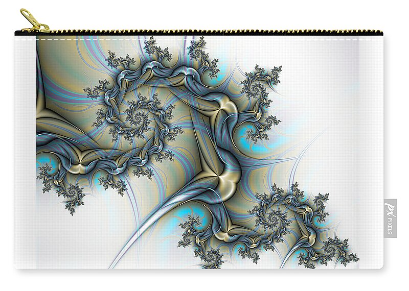 Tattoo Zip Pouch featuring the digital art Tattoo by Lena Auxier