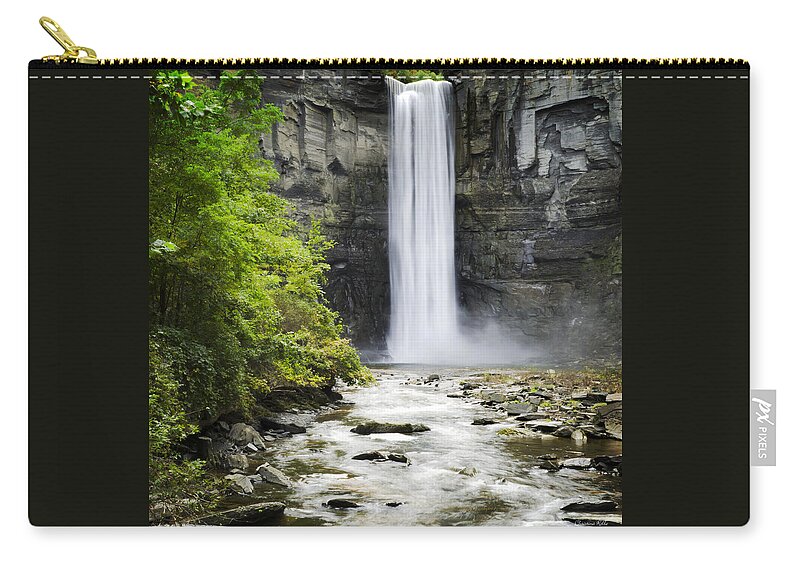 Taughannock Falls Zip Pouch featuring the photograph Taughannock Falls State Park by Christina Rollo