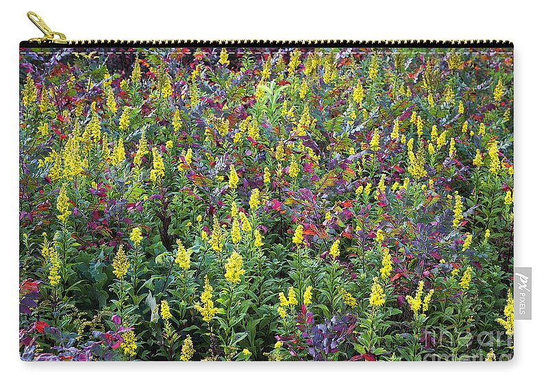 Martha's Vineyard Zip Pouch featuring the photograph Wildflower Meadow #1 by John Greim